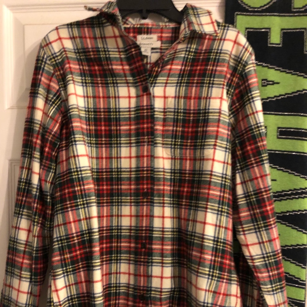 LL Bean Relaxed Fit Flannel